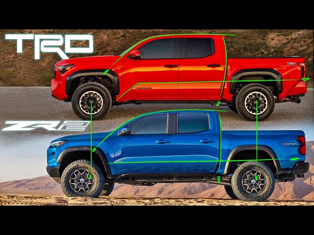 2024 Toyota Tacoma TRD Off-Road vs. 2023 Chevy Colorado ZR2